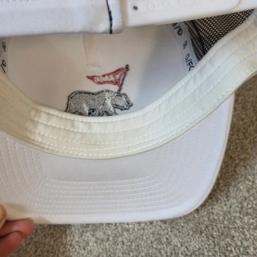 G/FORE US Open LA/CA LACC Trucker Hat White Navy Blue Snapback Golf‎ Cap